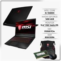 Laptop MSI GF63 Thin 10SC 014VN i5 10200H 144Hz 1650