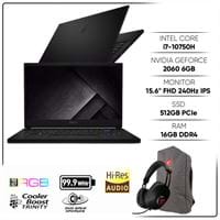 Laptop MSI GS66 Stealth 10SE 407VN RTX2060 i7 10750H 240Hz 16GB - Laptop MSI