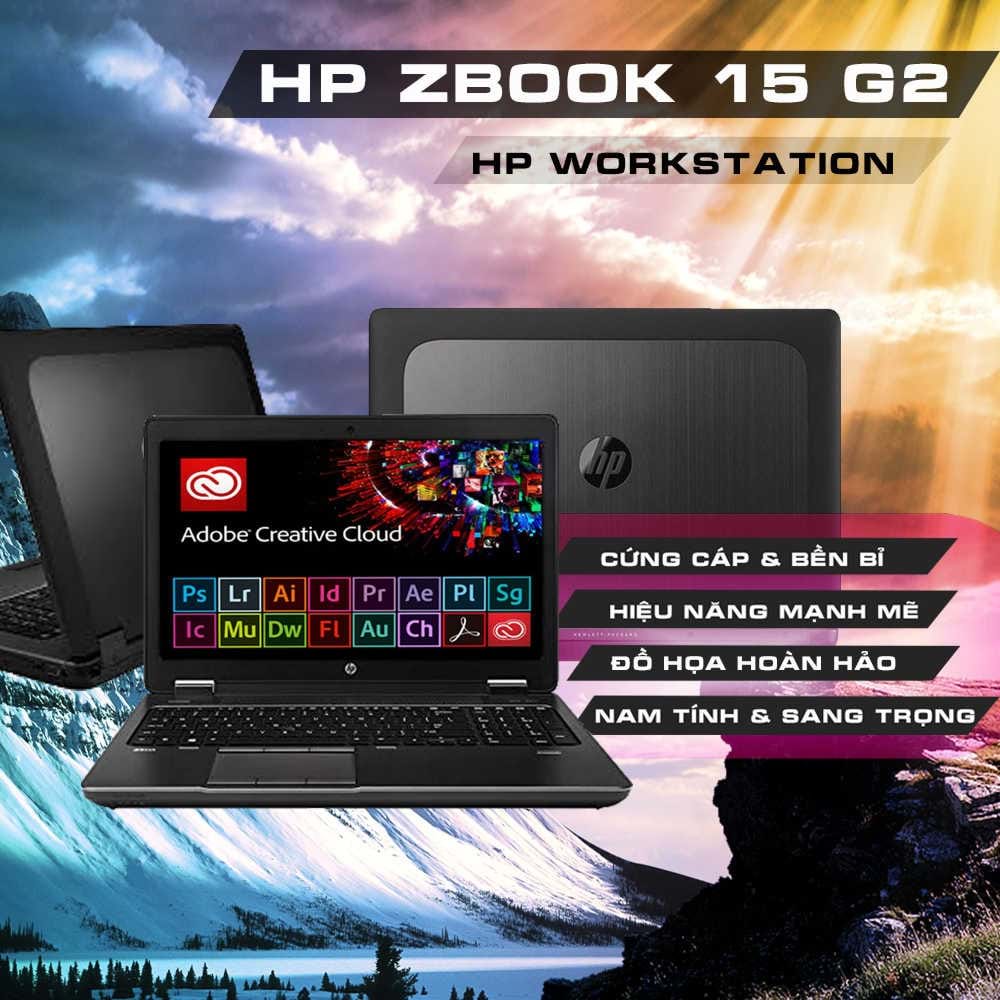 Laptop HP ZBook 15 G2 Core i7- 4810MQ/ 12 GB RAM/ 256 GB SSD/ NVIDIA Quadro K1100/ 15.6 FHD