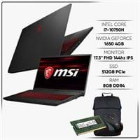 Laptop MSI GF75 Thin 10SCXR 013VN GTX1650 i7 10750H 144Hz IPS